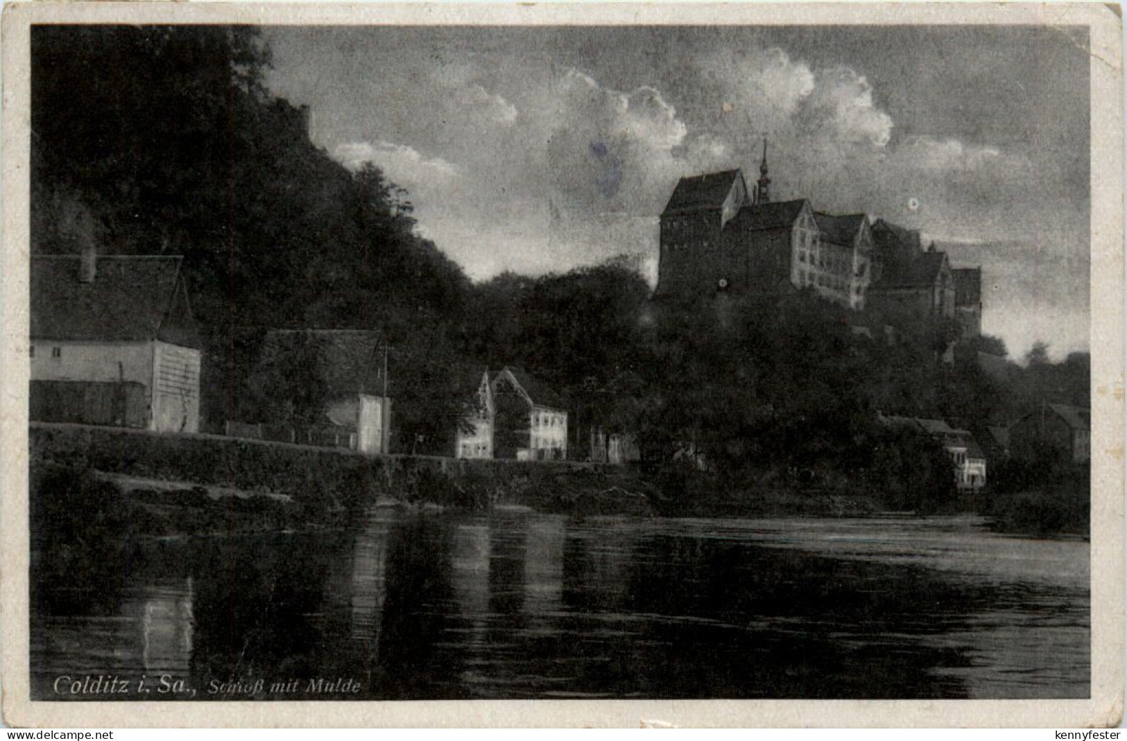 Colditz i. Sa., Schloss mit Mulde