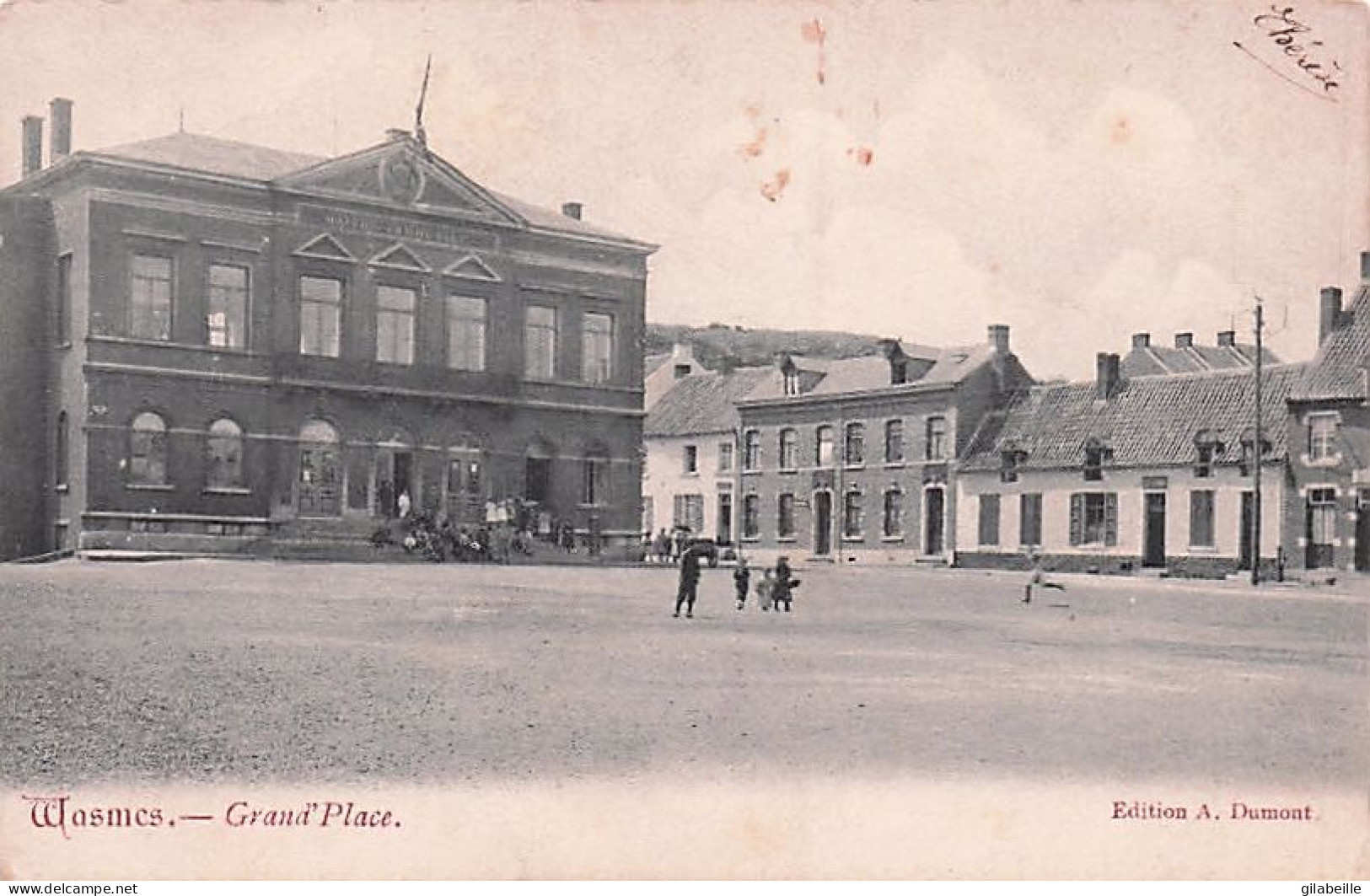 Colfontaine -  WASMES - grand'place - 1905