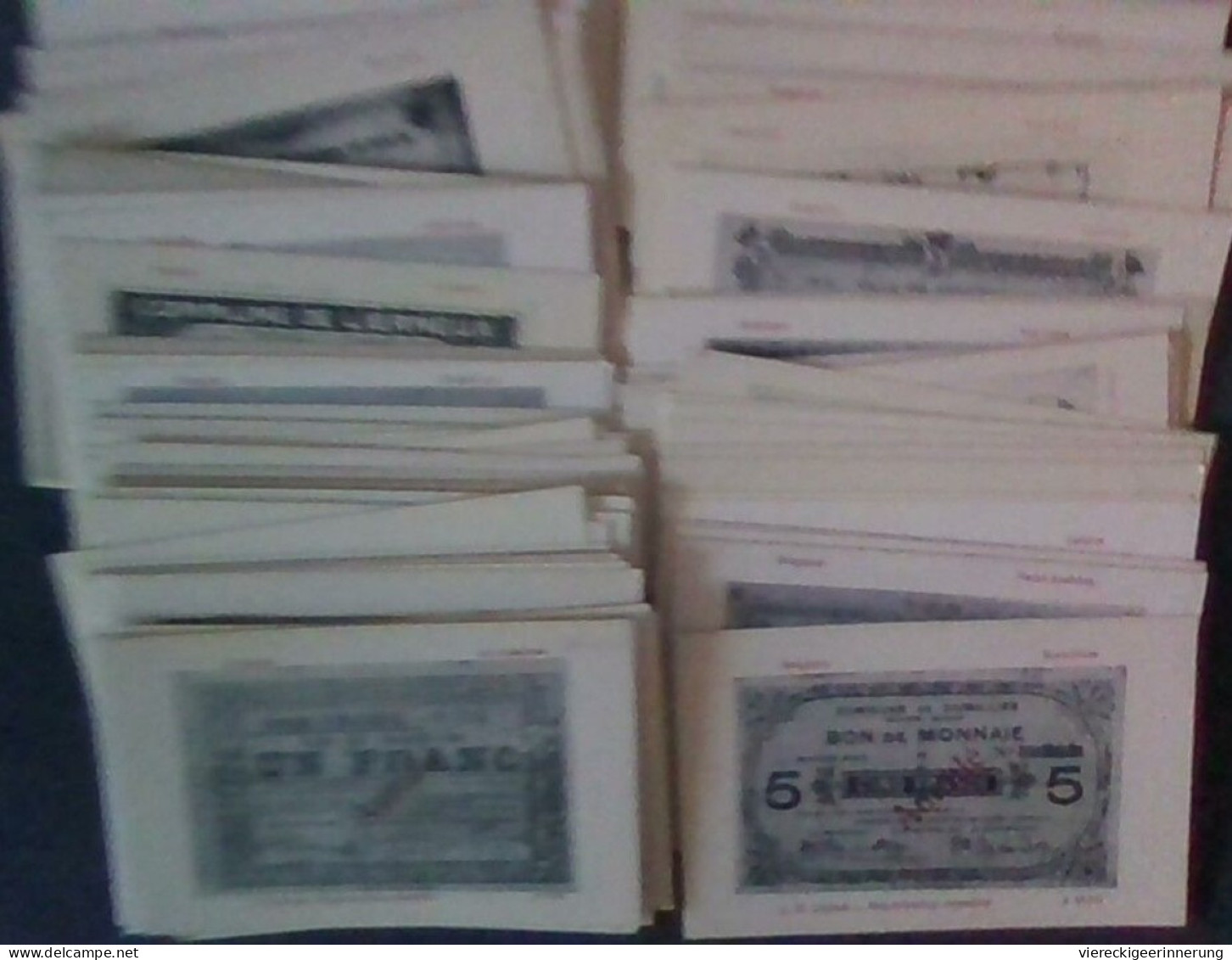 ! Collection, Lot of 125 cpa commune billets, Motiv Sammlung: Geldscheine, Banknoten auf Postkarten, Belgien A-Z