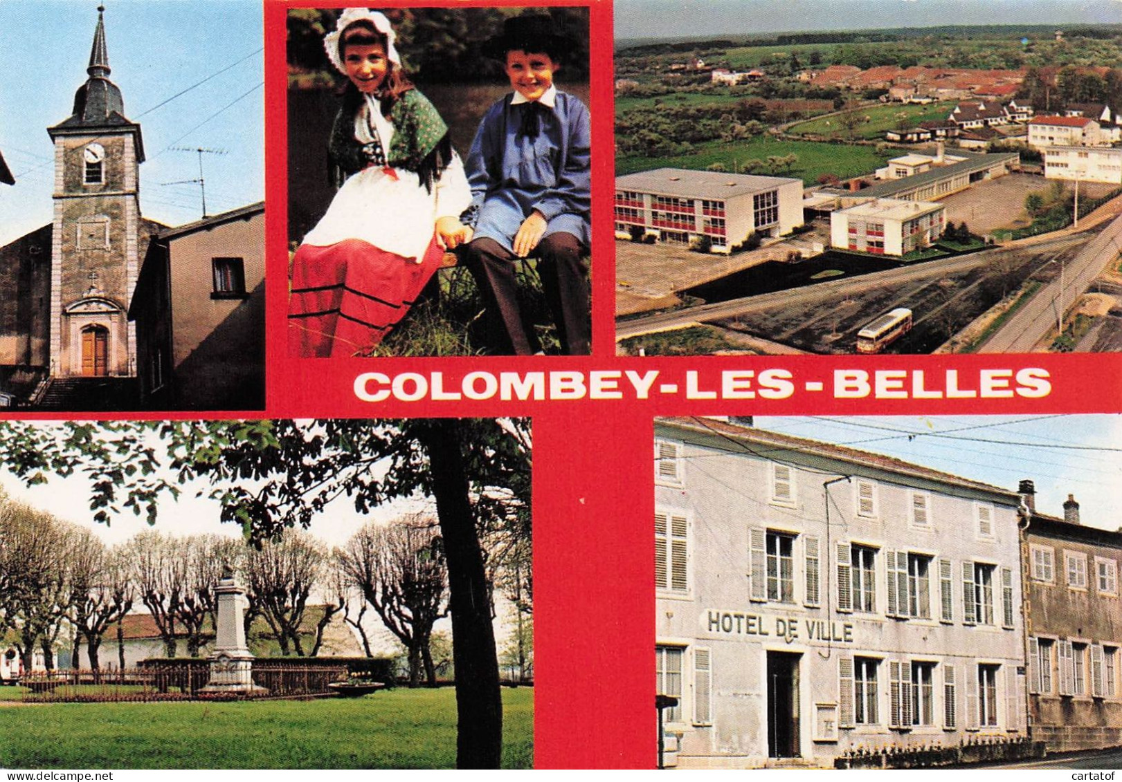 COLOMBEY LES BELLES . CP multivues