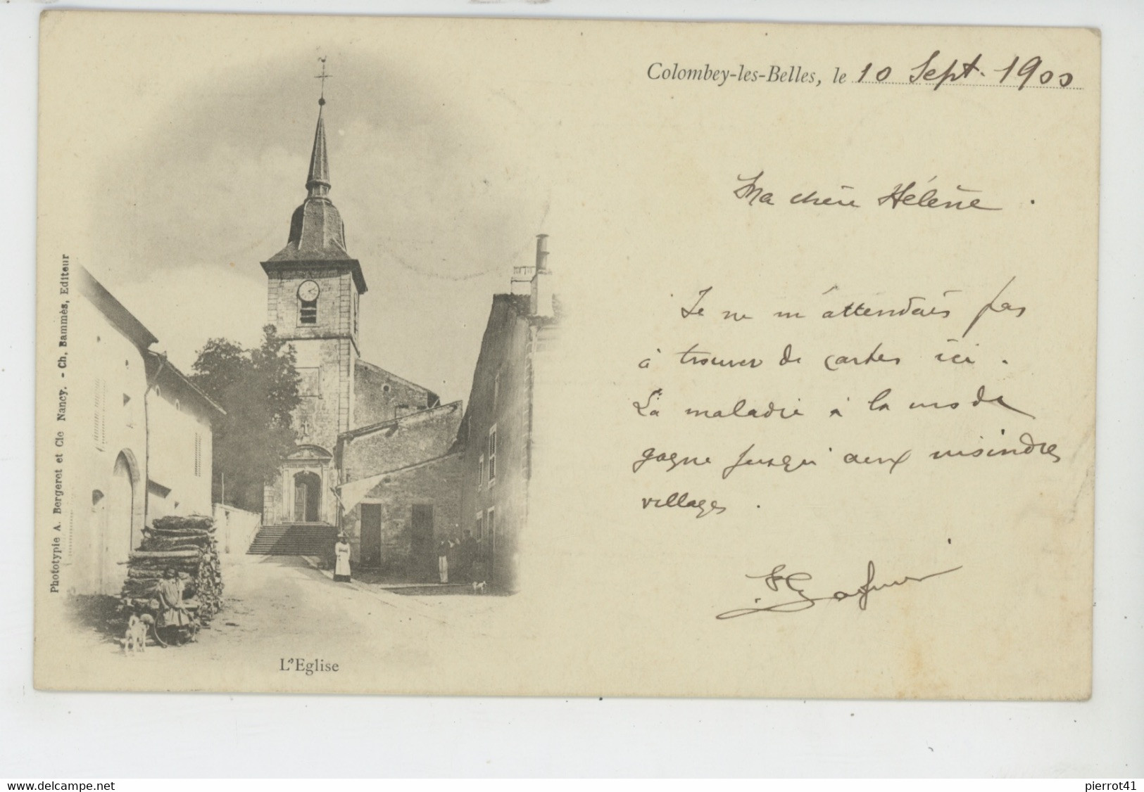 COLOMBEY LES BELLES - L'Eglise (1900)