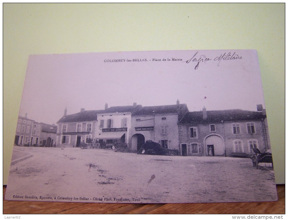 COLOMBEY-LES-BELLES (MEURTHE ET MOSELLE) LES COMMERCES. LES MAGASINS. PLACE DE LA MAIRIE.