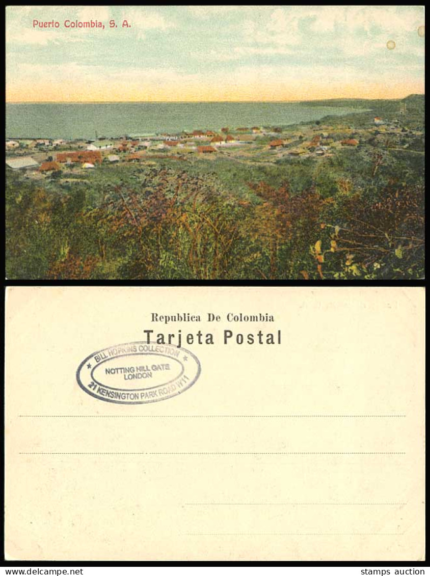 Colombia Puerto Colombia S.A. Panorama, Atlantico Department Old Colour Postcard