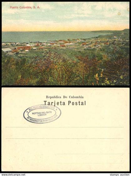 Colombia Puerto Colombia S.A. Panorama, Atlantico Department Old Colour Postcard
