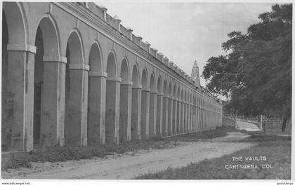 L334 Colombia The Vaults Cartagena vintage postcard