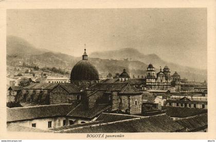 PC COLOMBIA BOGOTA PANORAMICO VINTAGE POSTCARD (b68119)