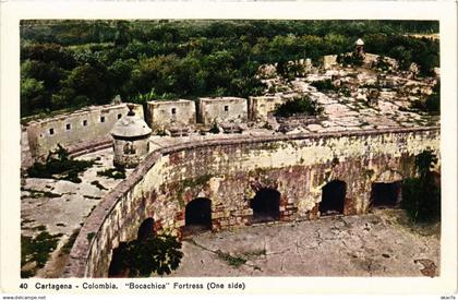 PC COLOMBIA, CARTAGENA, BOCACHIA, Vintage Postcard (b60046)