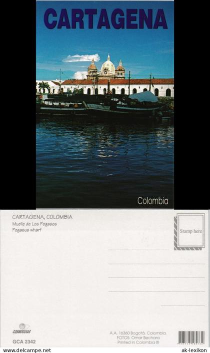 Cartagena (Kolumbien) Muelle de Los Pegasos Pegasus wharf AK Kolumbien 1980