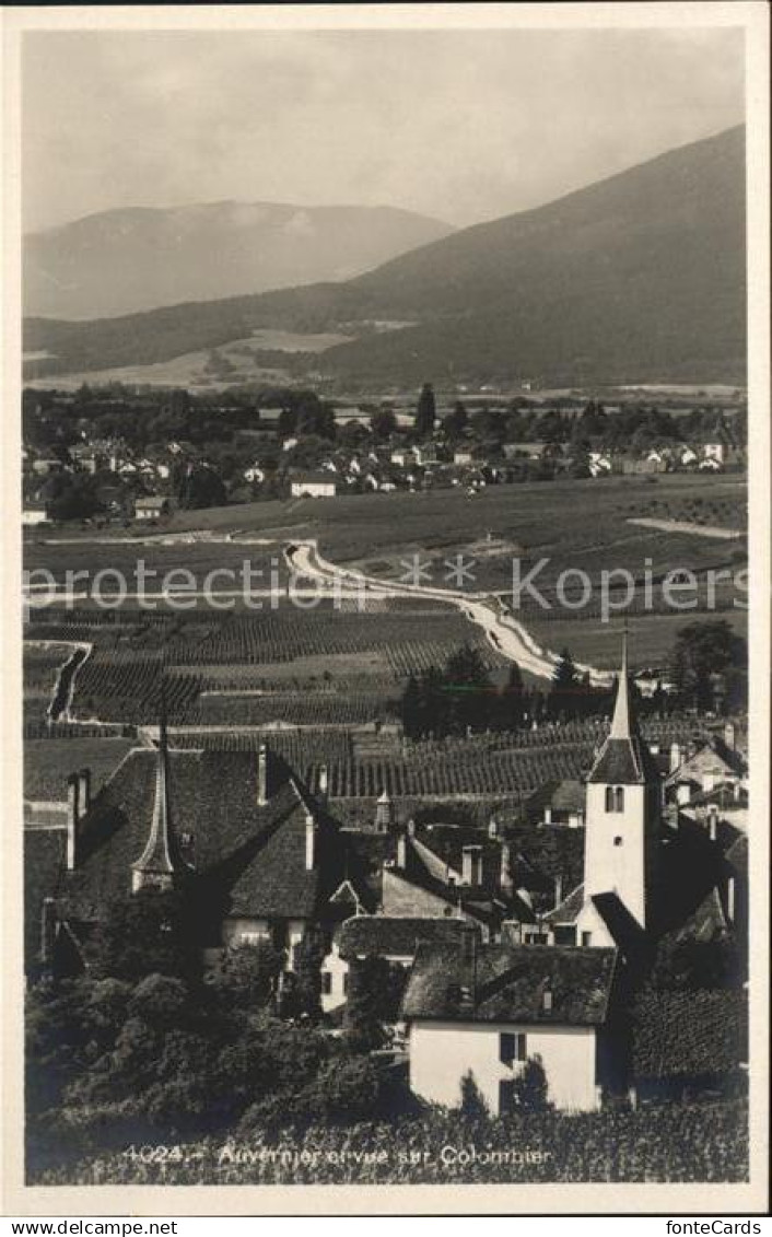 Colombier NE Auvernier et vue sur Colombier
