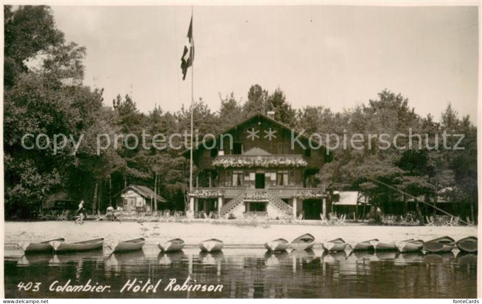 Colombier  NE Hôtel Robinson am Neuenburgersee