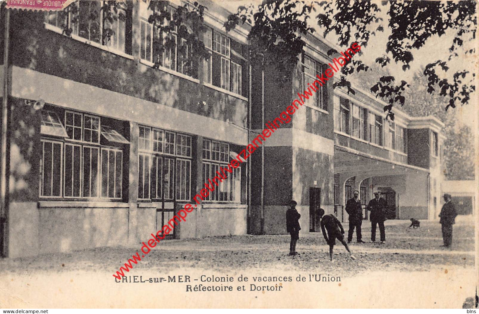 Colonies de vacances de l'Union - Réfectoire et Dortoir - Criel sur Mer - (76) Seine Maritime