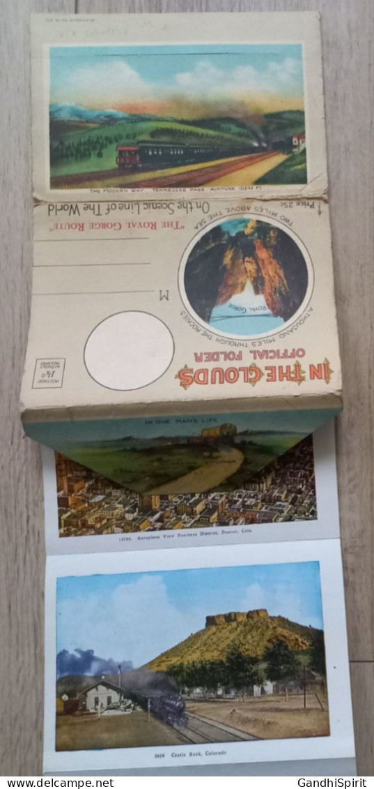 Colorado - Station Castle Rock, Train, The Modern Way, Tennessee Pass, Denver, Gleenwood Springs, Map, Leadville...