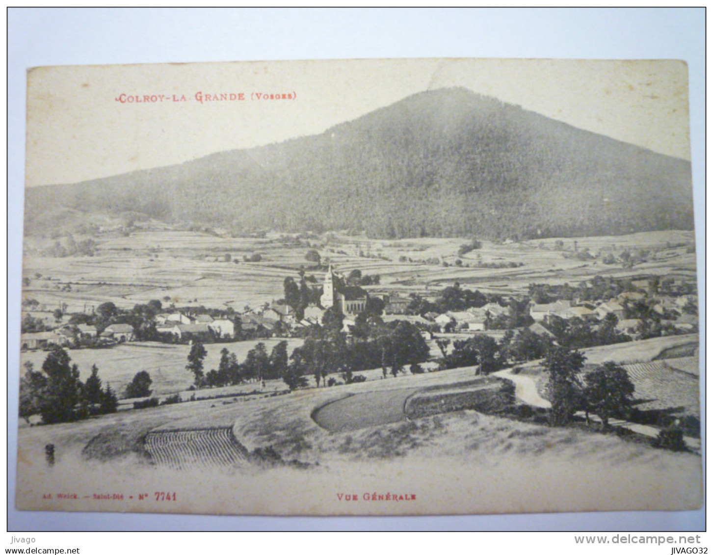 COLROY-la-GRANDE  (Vosges)  :  Vue générale