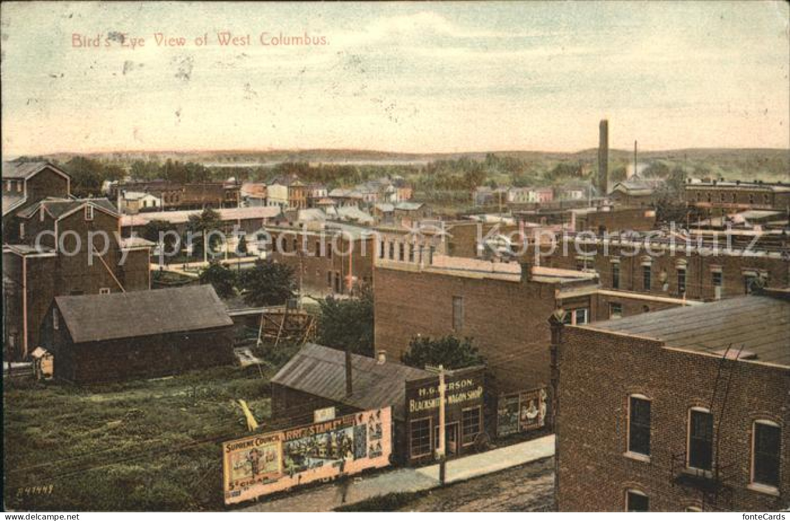 Columbus Nebraska Fliegeraufnahme