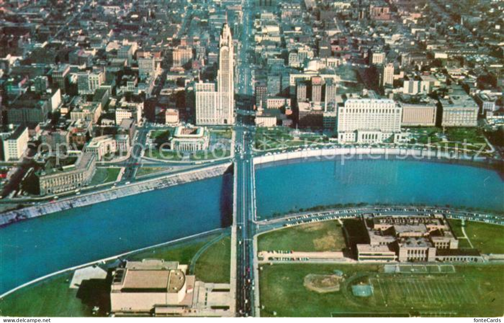 Columbus Ohio Skyline view of Columbus