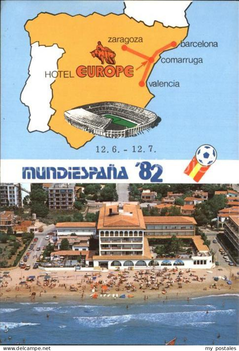 Comarruga Gran Hotel Europe Lageplan