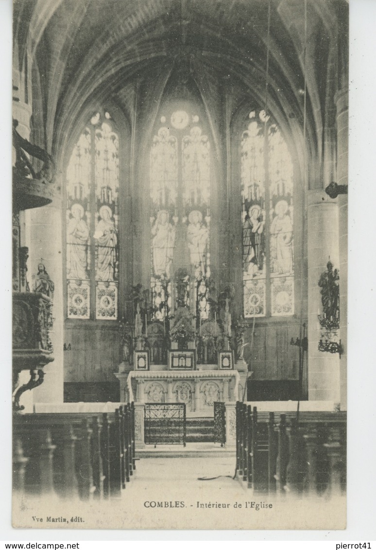 COMBLES - Intérieur de l'Eglise