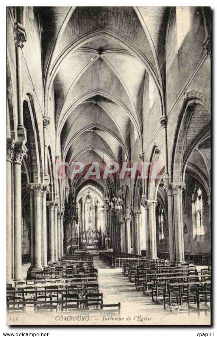 Combourg CPA Interieur de l'eglise