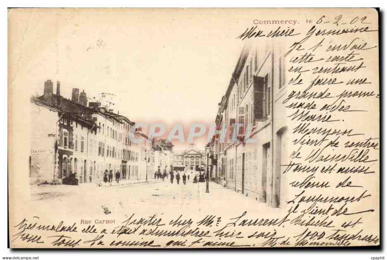 Commercy - 1902 - Rue Carnon - CPA