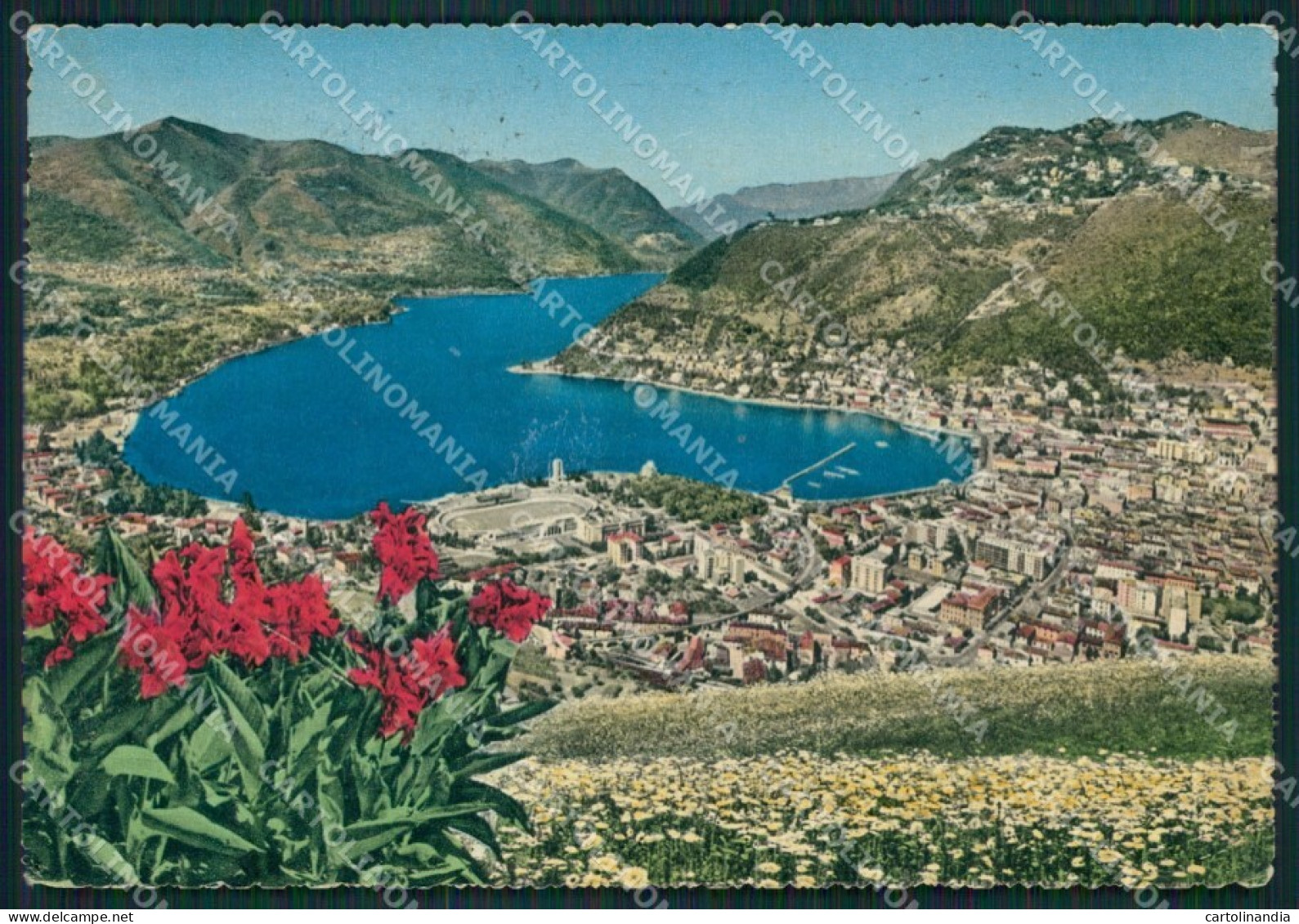 Como Brunate Lago di Como FG cartolina KB3191