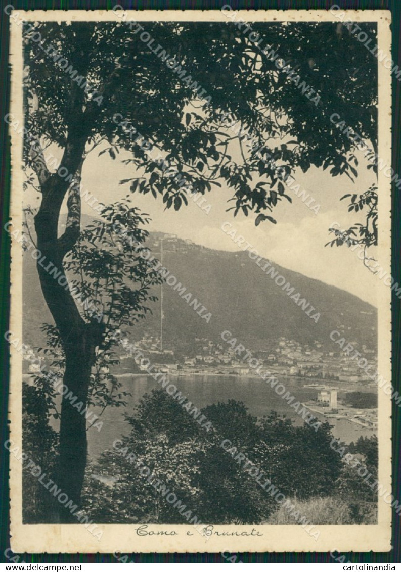 Como Brunate Lago di Como Foto FG cartolina KB3120