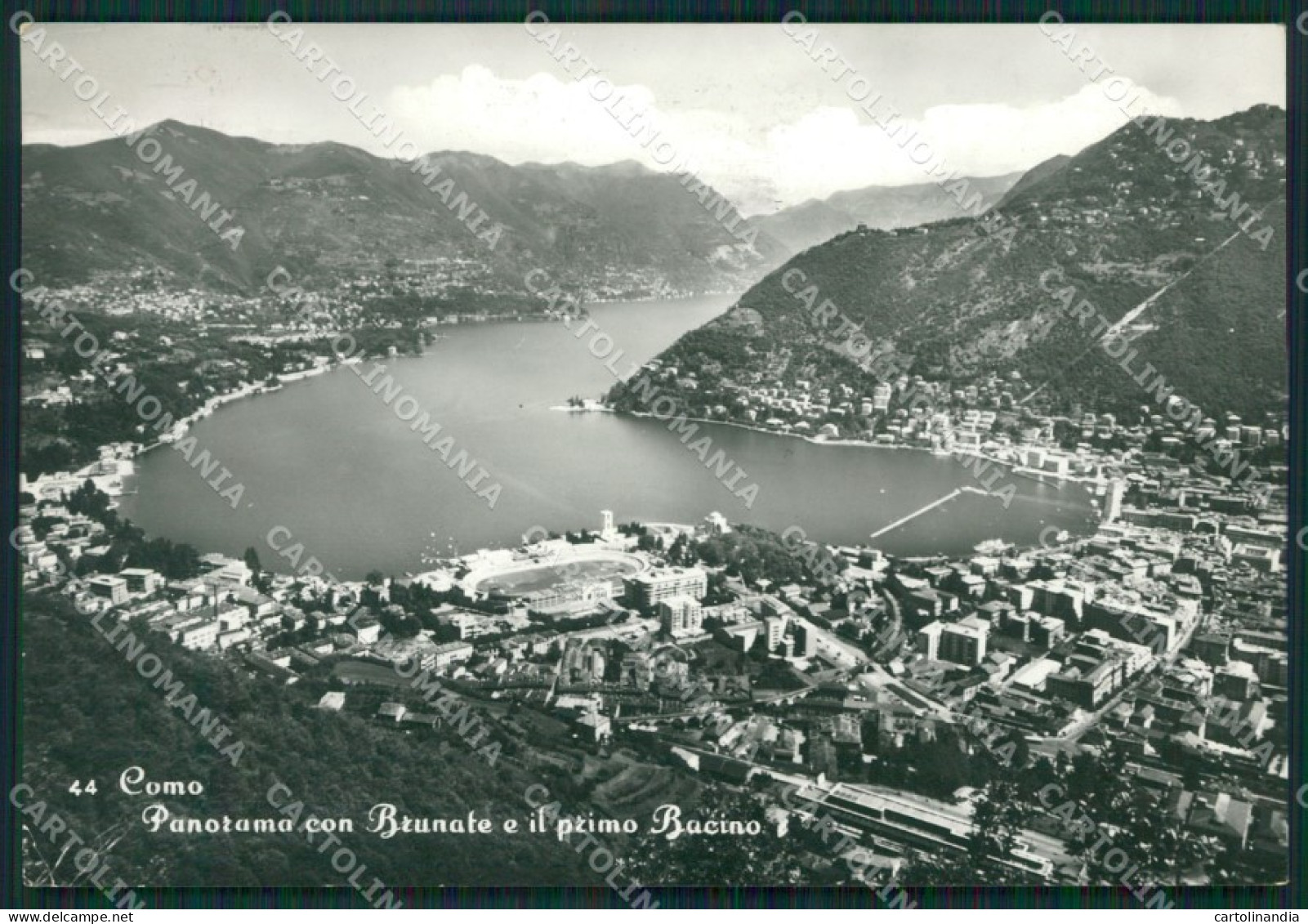 Como Brunate Lago di Como Foto FG cartolina KB3205