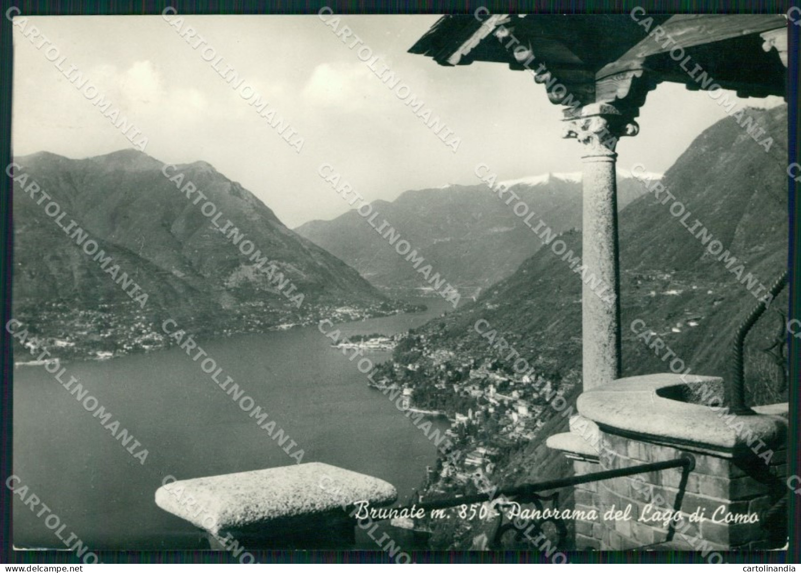 Como Brunate Lago di Como Foto FG cartolina KB4433
