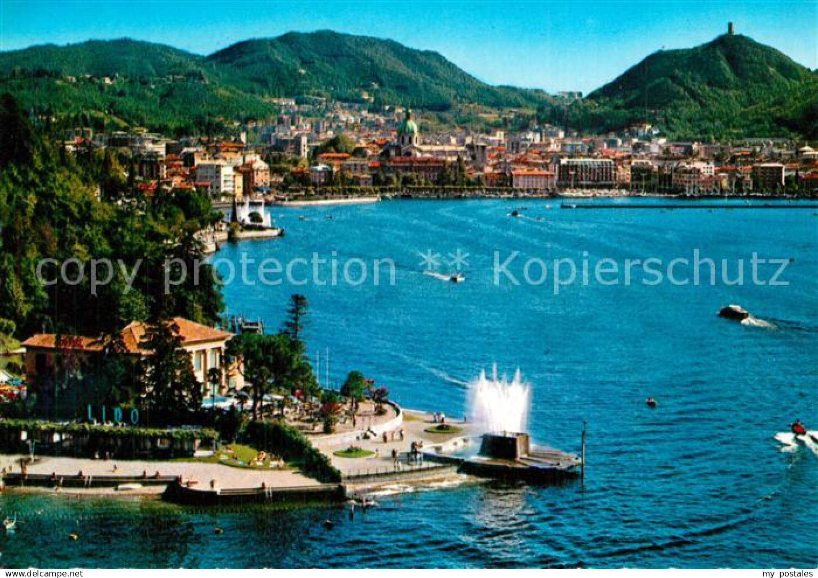 Como Lago di Como Fliegeraufnahme
