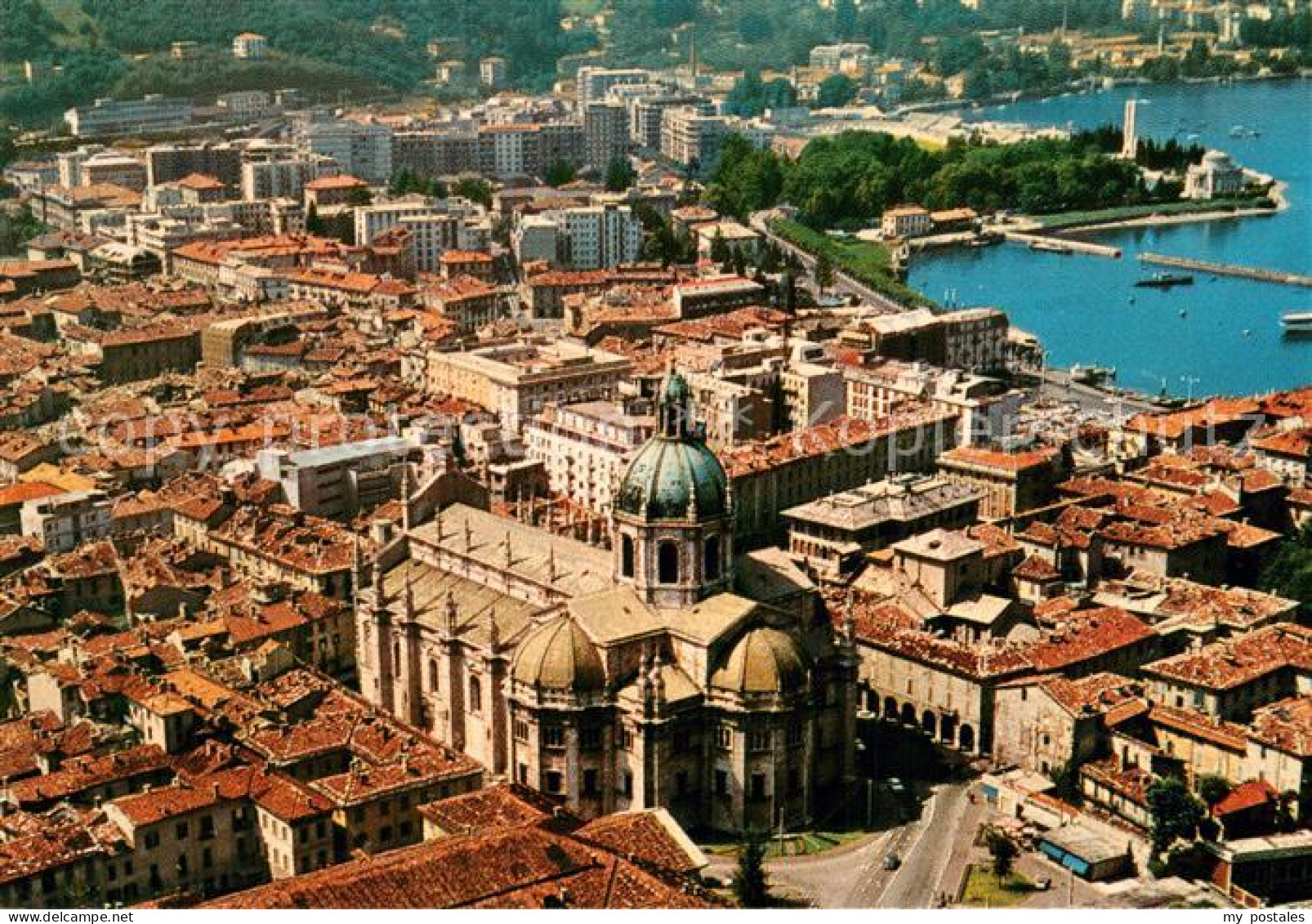 Como Lago di Como Fliegeraufnahme