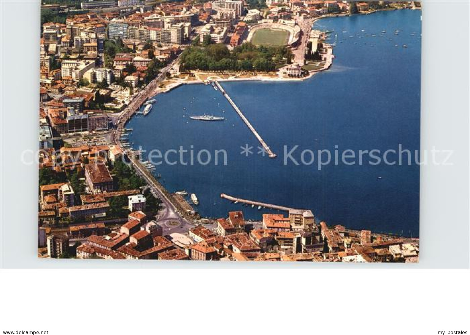 Como Lago di Como Fliegeraufnahme