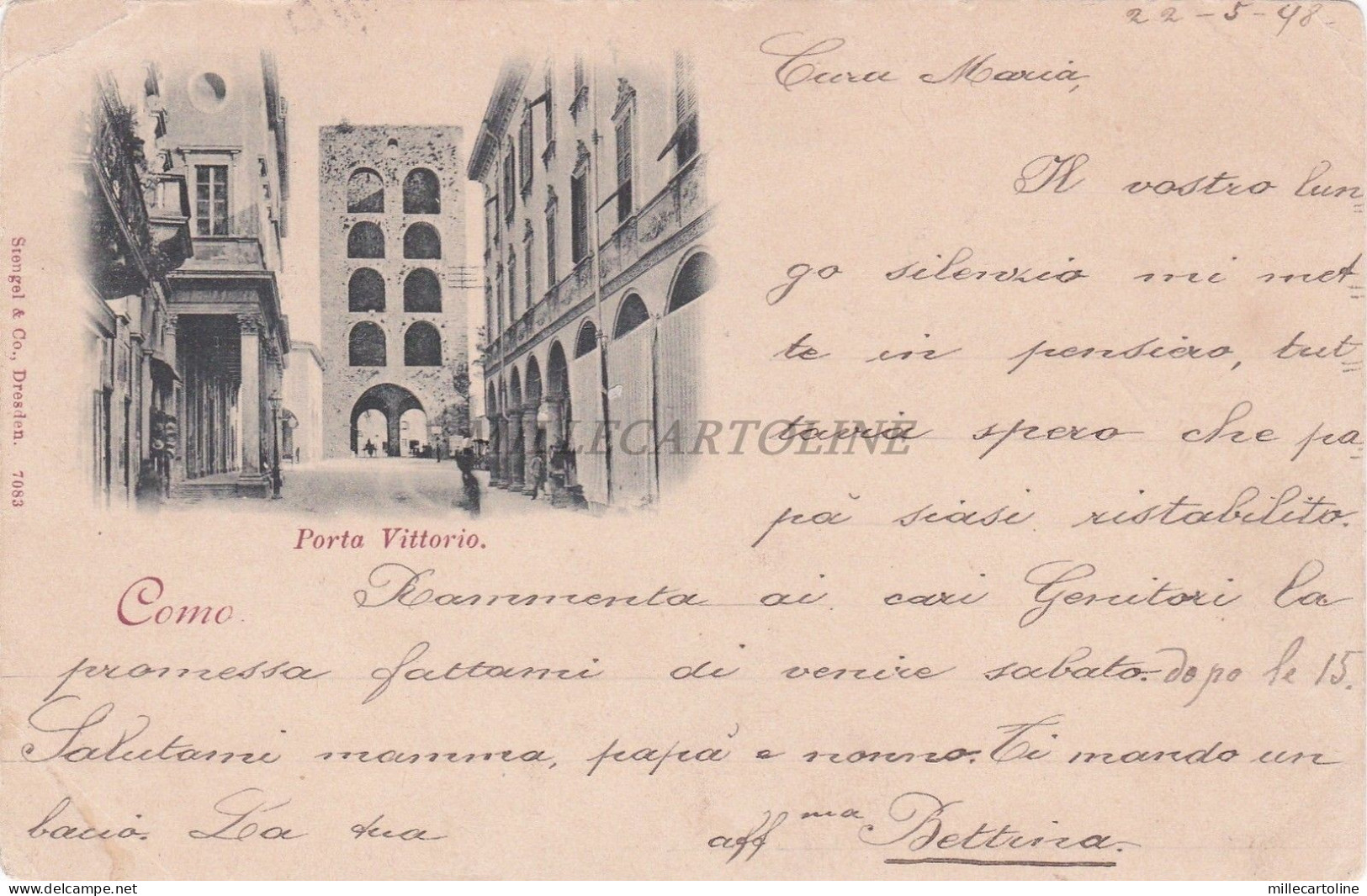 * COMO - Porta Vittorio 1898 a Legnano