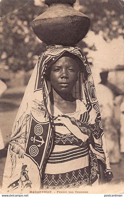 Comores - Femme des Comores - Ed. Agence économique de Madagascar