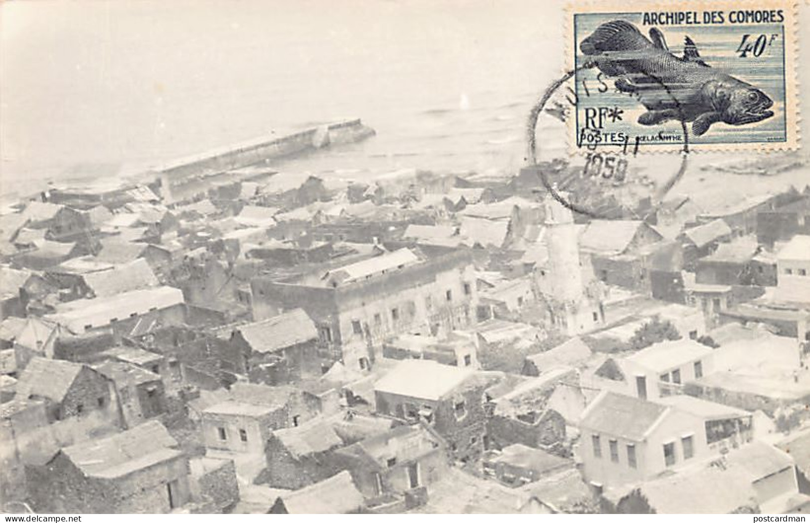 Comores - ANJOUAN - Vue de Mutsamudu - CARTE PHOTO - Ed. inconnu