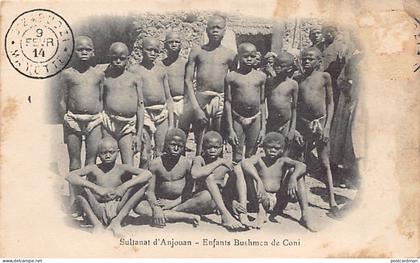 Comores - Sultanat d'Anjouan - Enfants bushmende Coni - VOIR LES SCANS POUR L'ÉTAT