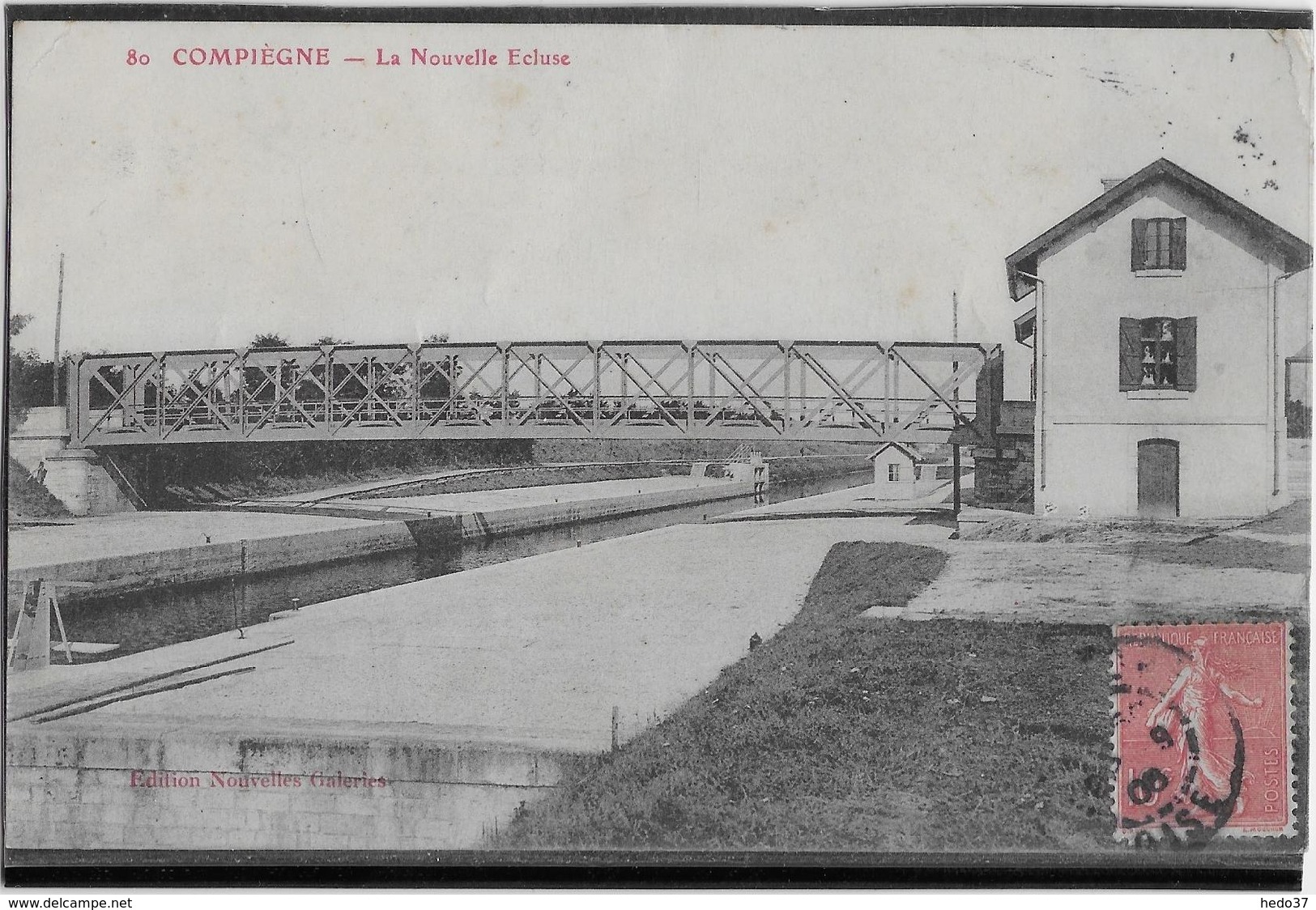 Compiègne - La Nouvelle Ecluse - pli