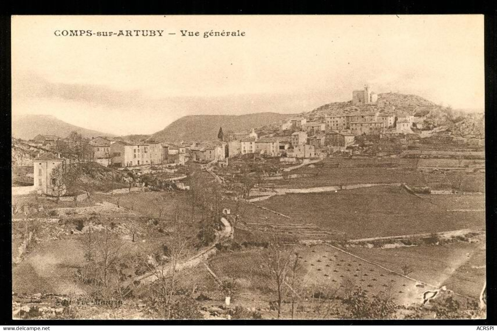 COMPS SUR ARTUBY  vue generale