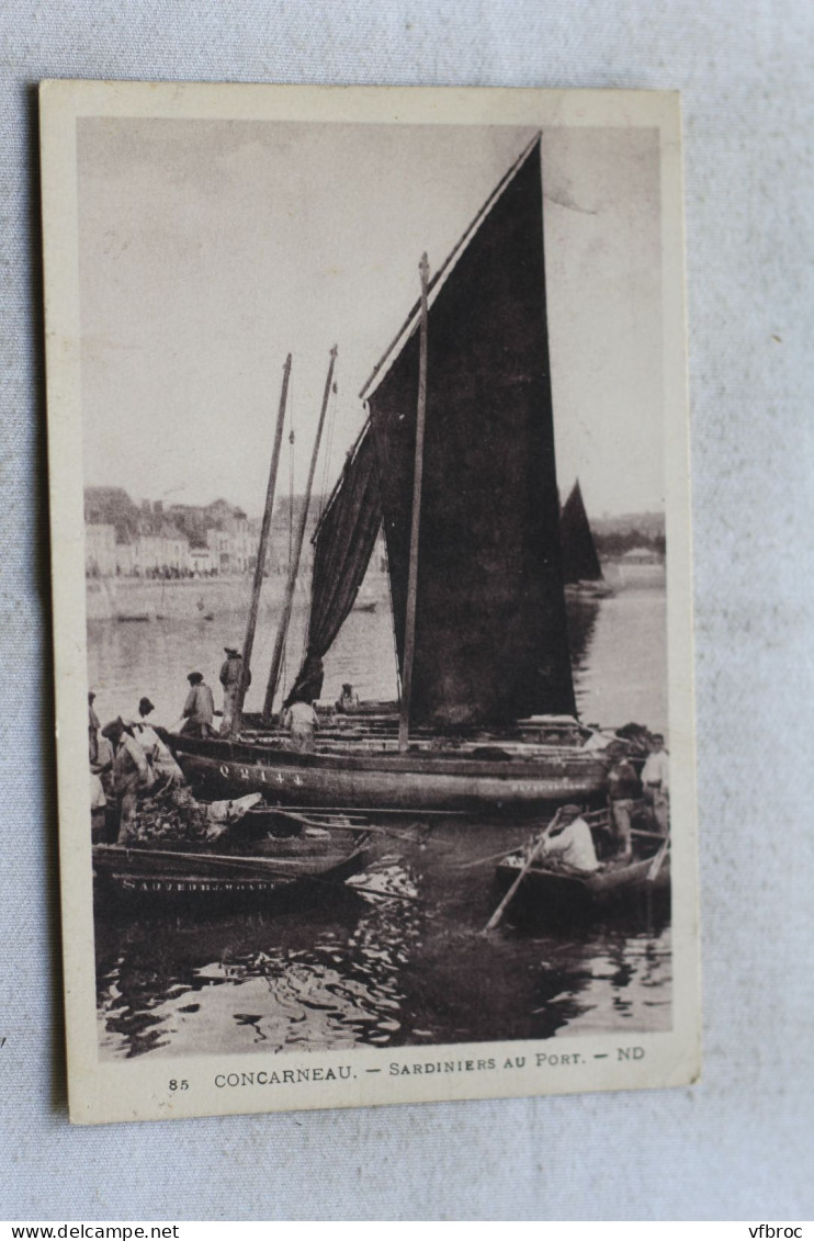 Concarneau, sardiniers au port, Finistère 29