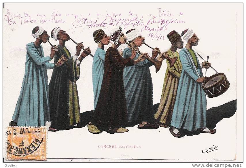 CONCERT EGYPTIEN 189 (DESSIN DE NORTON) 1912
