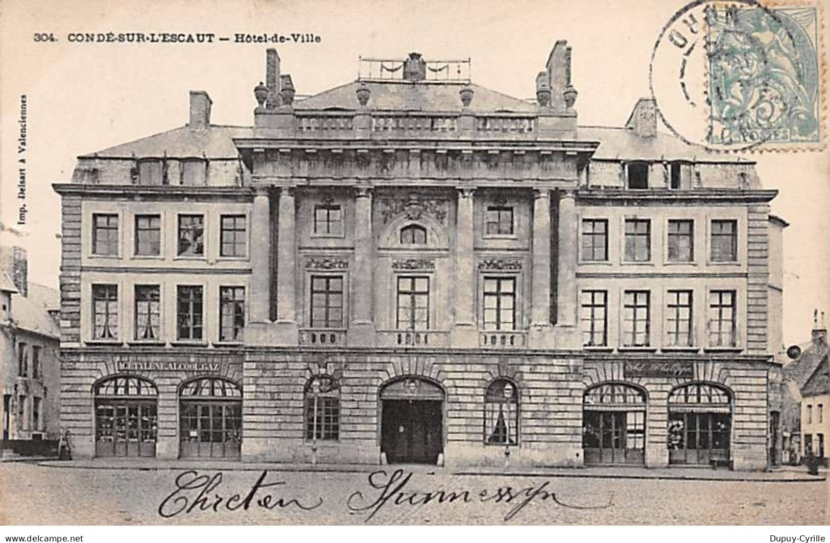 CONDE SUR ESCAUT - Hôtel de Ville - très bon état