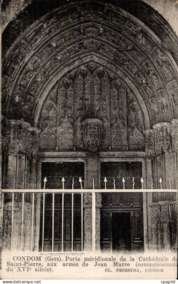 Condom - Porte de la Cathedrale - CPA