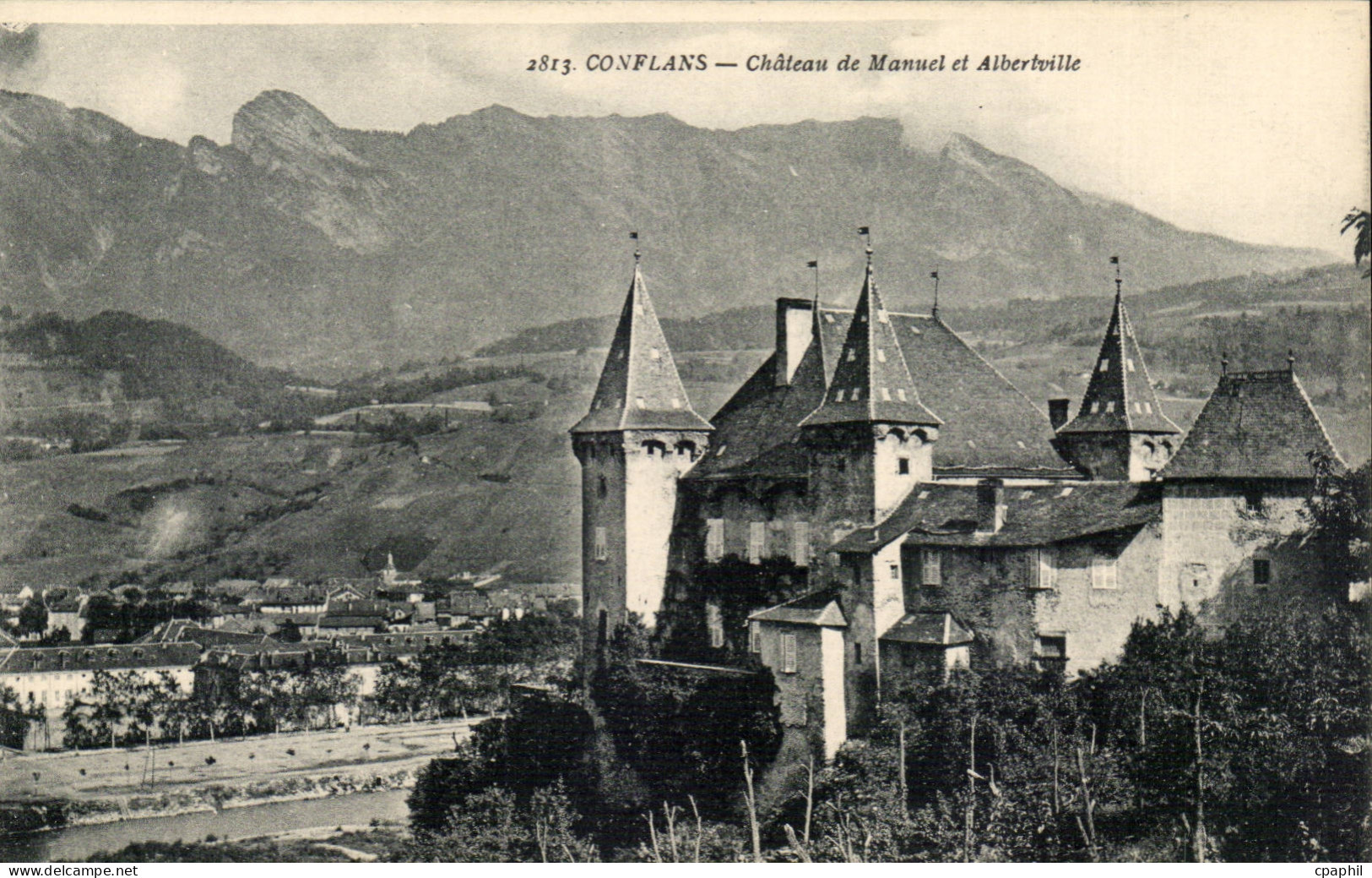 Conflans CPA Chateau de Manuel et Albertville