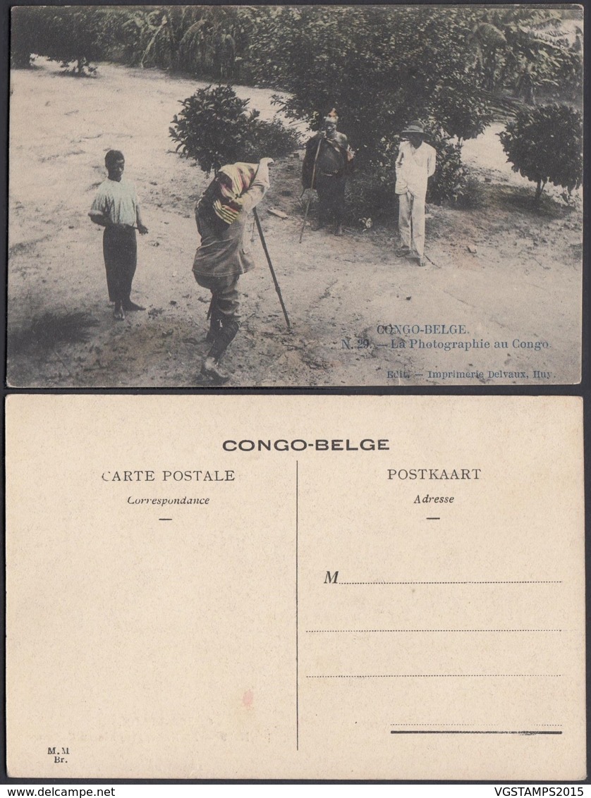 Congo Belge 1910 - Carte postale Nr. 29 . La photographie au Congo   Ref. (DD)  DC0161