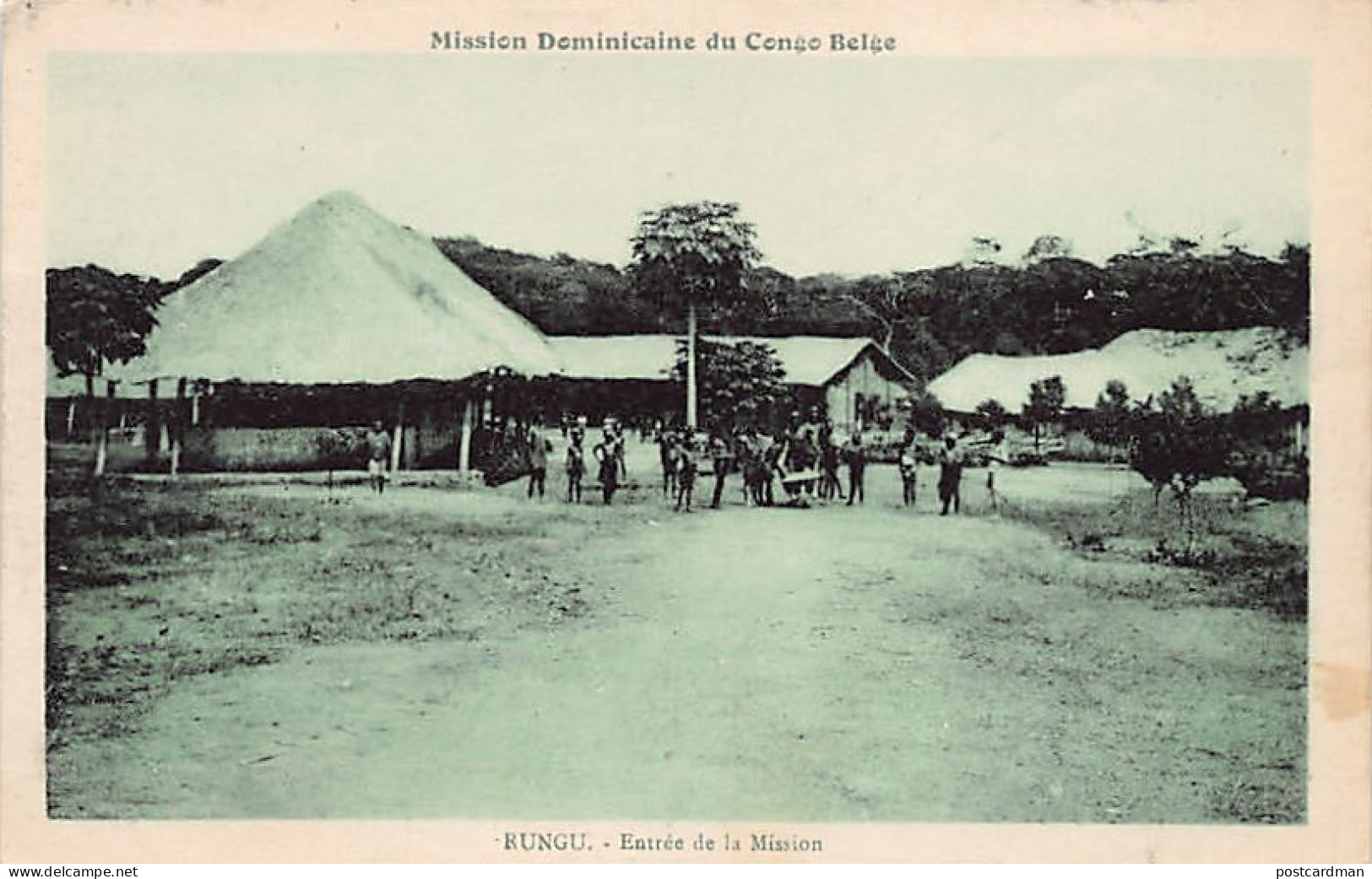 Congo Belge - RUNGU - Entrée de la Mission - Ed. Mission Dominicaine du Congo Belge