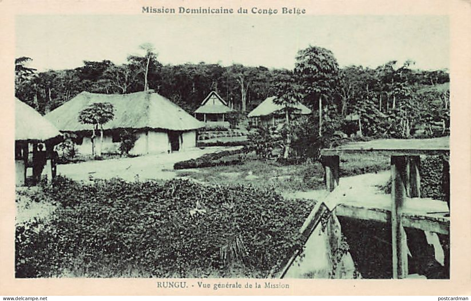 Congo Belge - RUNGU - Vue générale de la Mission - Ed. Mission Dominicaine du Congo Belge
