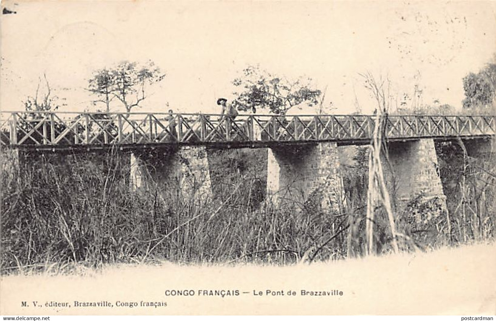 Congo - BRAZZAVILLE - Le pont - Ed. M. V.