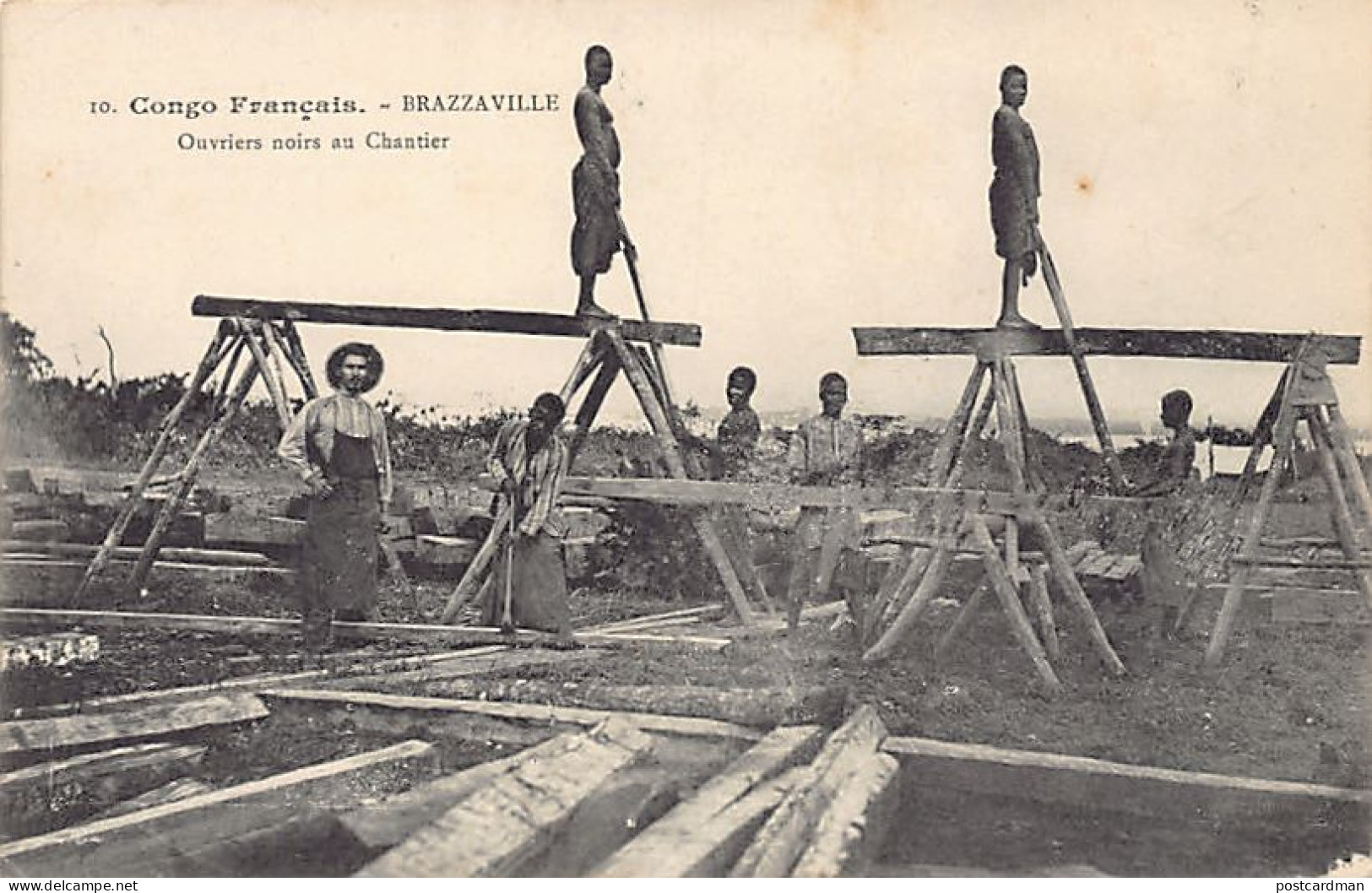 Congo - BRAZZAVILLE - Scieurs de long - Ed. Mission Catholique de Brazzaville 10