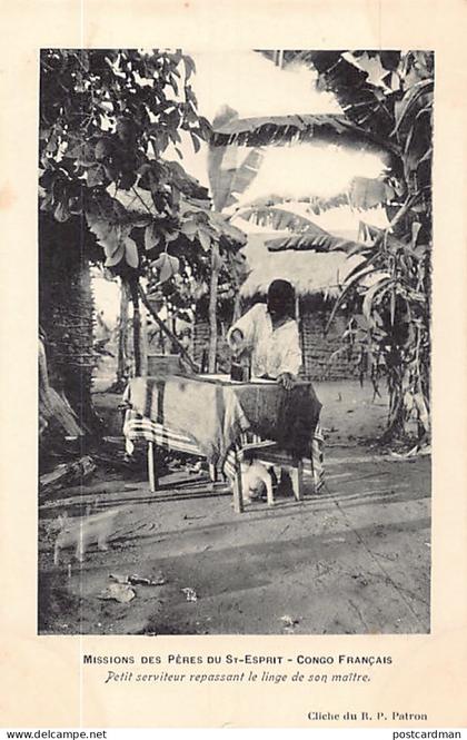 Congo Brazzaville - Le repasseur - Ed. Missions des Pères du Saint-Esprit - Congo français - Cliché du révérent Père Pat