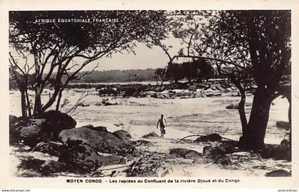 Congo Brazzaville - Les rapides au confluent de la rivière Djoué et du fleuve Congo - Ed. inconnu
