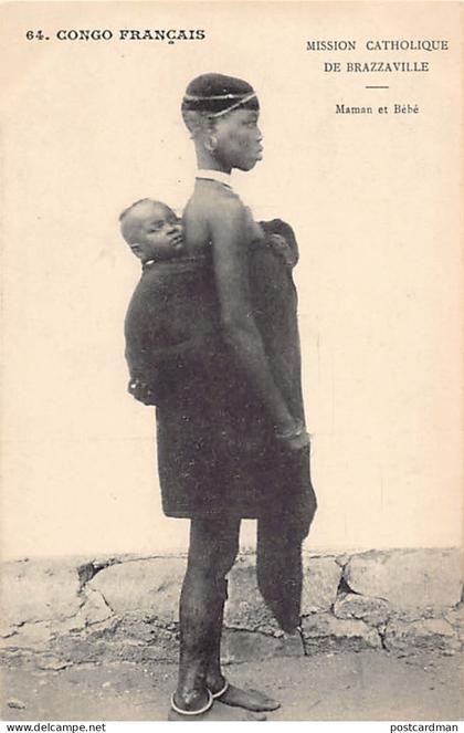 Congo Brazzaville - Maman et son bébé - Ed. Mission Catholique de Brazzaville 64