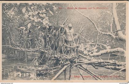 FRANS .CONGO.   PONT DE LIANES.